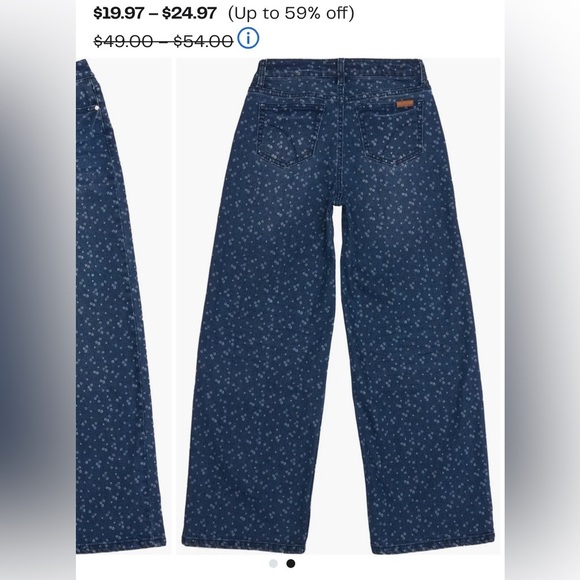 Kids' Mia Print Wide Leg Jeans
Joe's
Toddler, Little Kid & Big Kid NWT - Picture 1 of 7